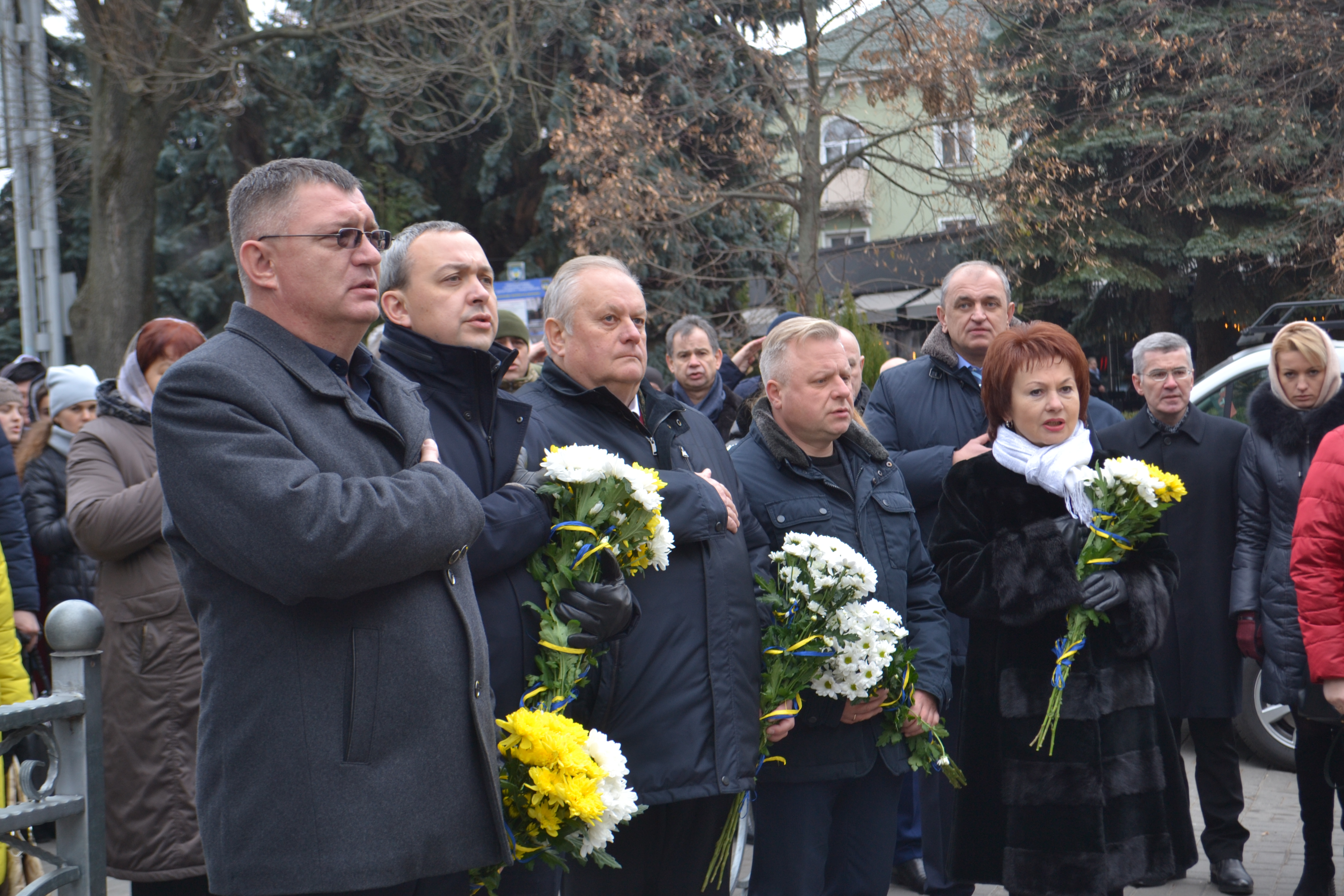 День гідності і свободи: у Рівному вшанували пам’ять великих українців 