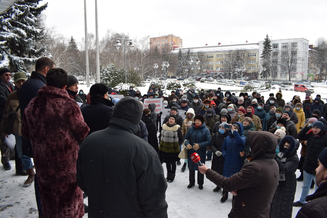 В обласній раді підтримали учасників всеукраїнської акції проти підвищення тарифів