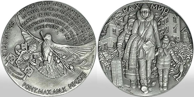 У Острозькому заповіднику з’явилася унікальна срібна медаль, яку випустили у Ватикані