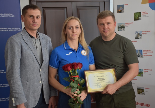Голова обласної ради привітав переможницю Дефлімпійських ігор