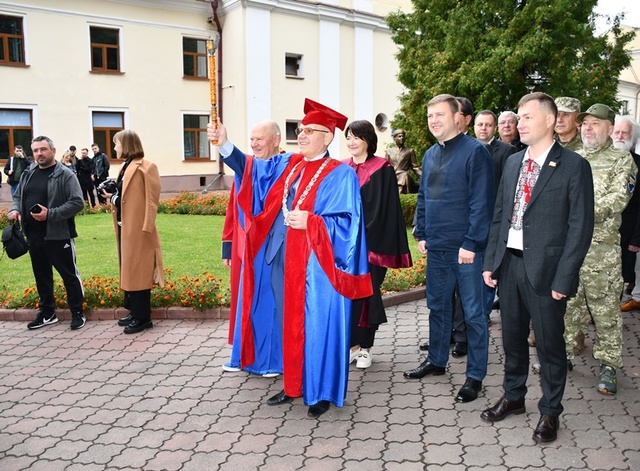 Андрій Карауш привітав першокурсників Острозької академії з початком навчання