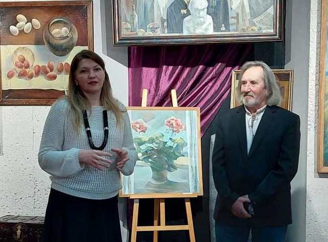 В краєзнавчому музеї відкрилася ювілейна виставка живопису Василя Наумця
