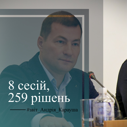 8 сесій, 259 рішень: голова РОР Андрій Карауш звітує про роботу