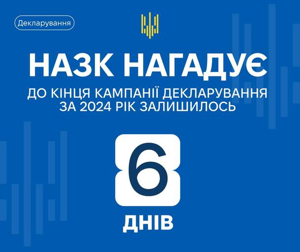 Антикорупційне законодавство: останній тиждень для подання декларацій